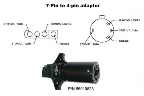 trailer 4 to 7 pin adapter