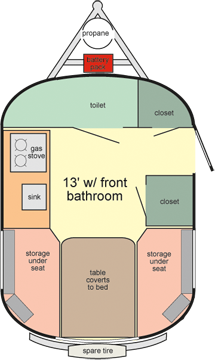 Scamp 13 Standard Floor Plan 2