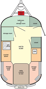 Scamp 16 Standard Floor Plan 5