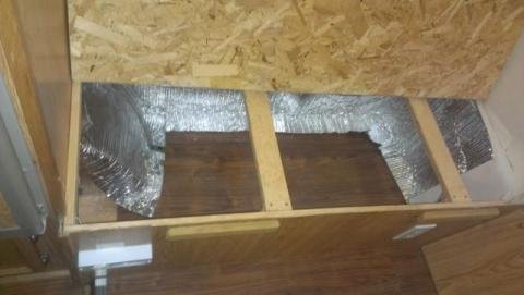 Insulating the Benches | Scamp Owners International